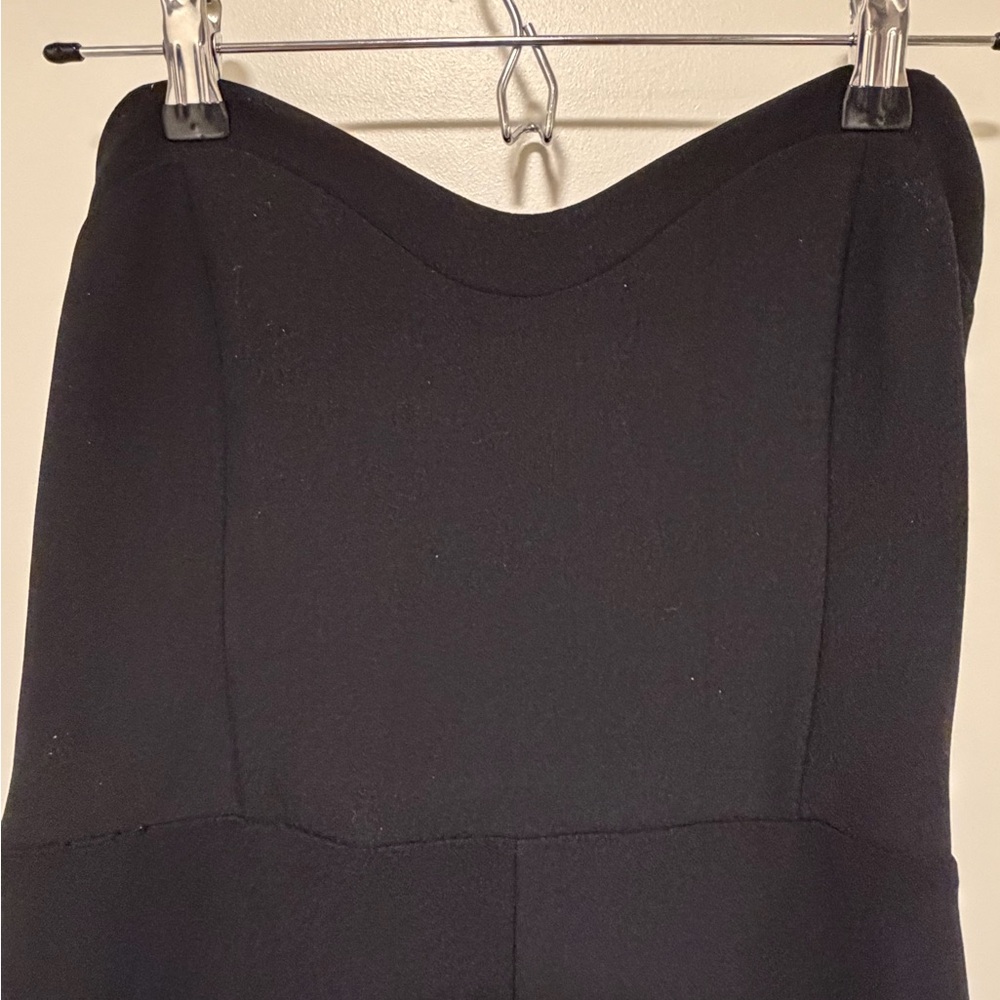Abercrombie & Fitch Black Elegant and Strapless Wide Leg Jumpsuit - Picture 10 of 14